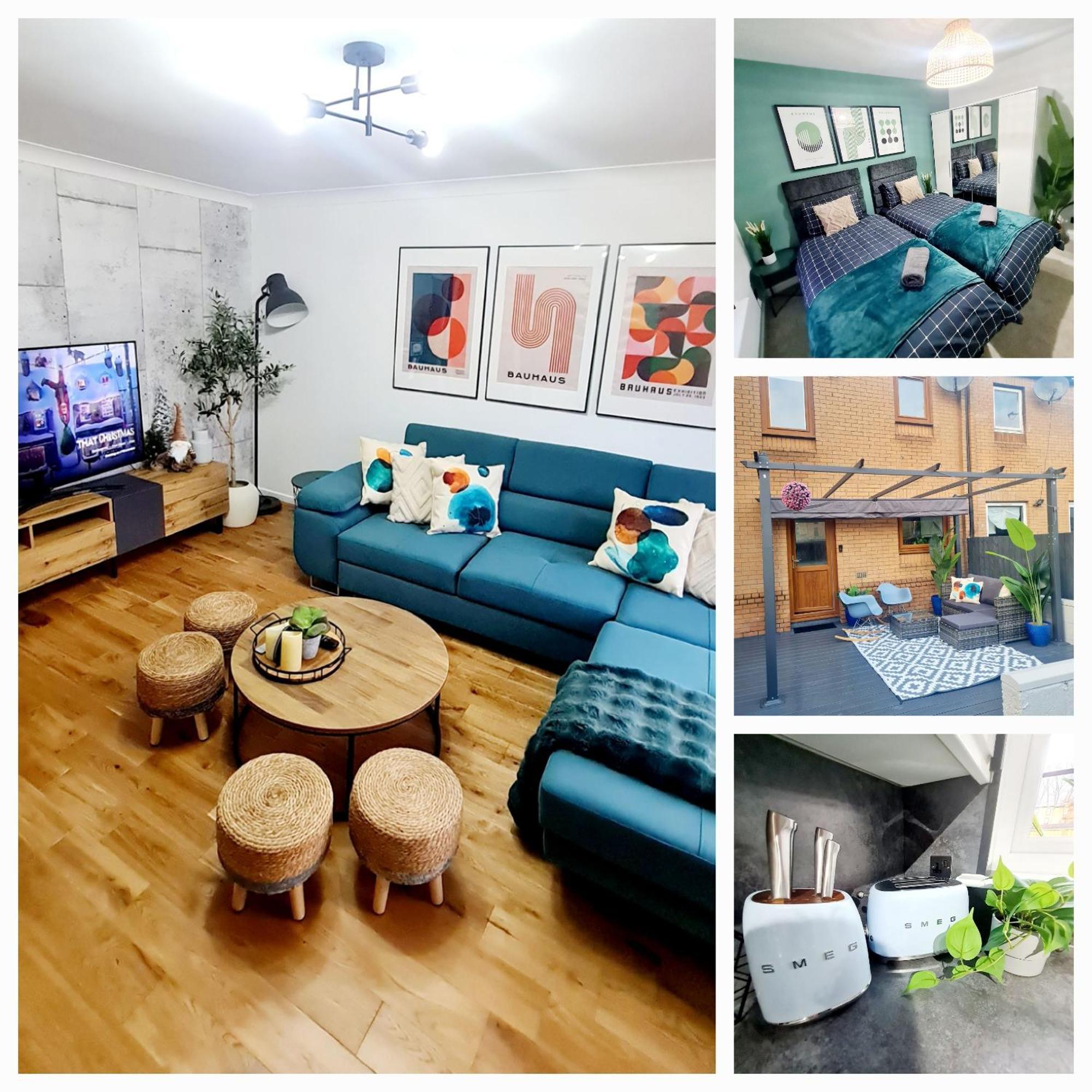 Апартаменти Bright 3Br Walking Distance To Town - Free Parking Глазго Екстер'єр фото